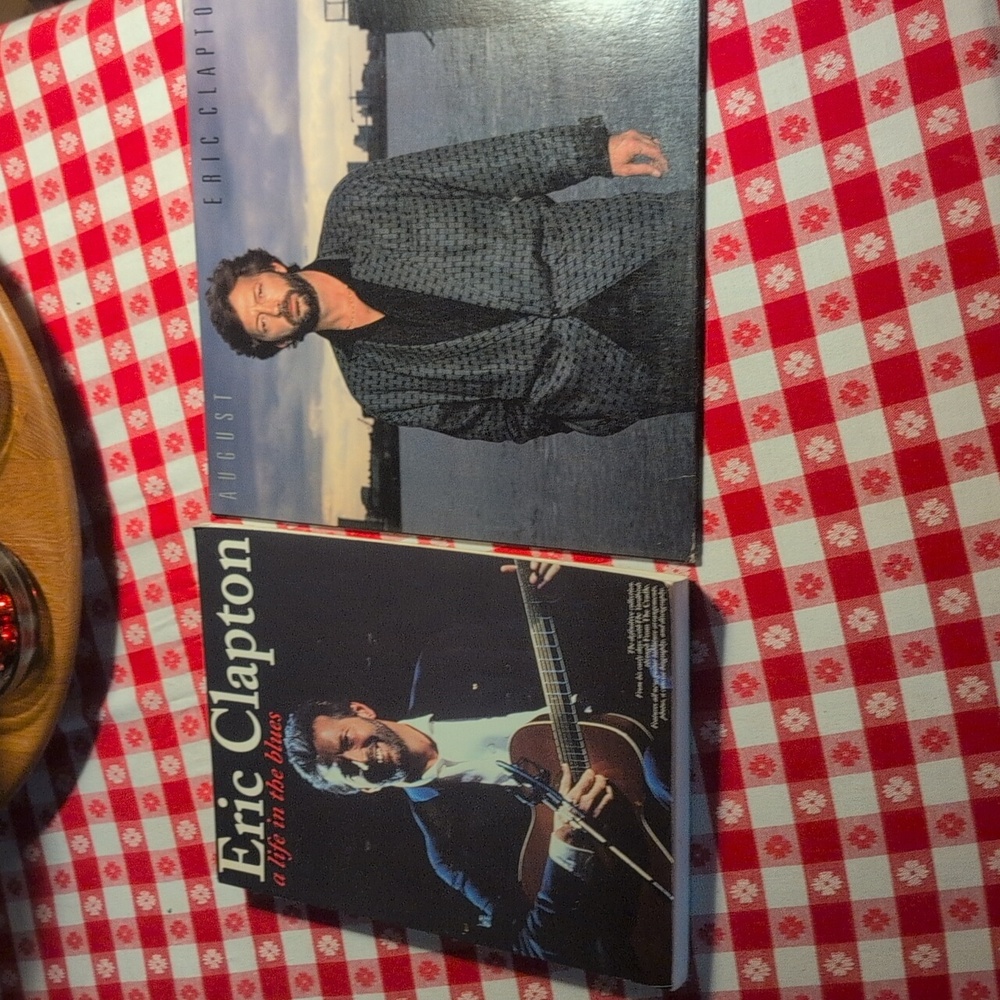 Eric Clapton Vintage Vinyl Record&Music Book